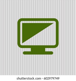 Vector illustration of Monitor icon vector illustration

