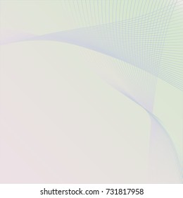 Vector illustration in monochrome pastel tones, clip art. Abstract soft background with waves. Drawing can be used for background design, posters, paintings, textiles, web design.