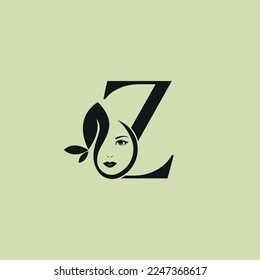 Vector Illustration of Monogram Beauty logo letter Z