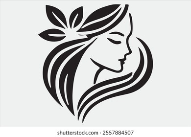 Vector Illustration of Monogram Beauty logo.