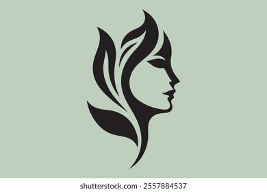 Vector Illustration of Monogram Beauty logo.