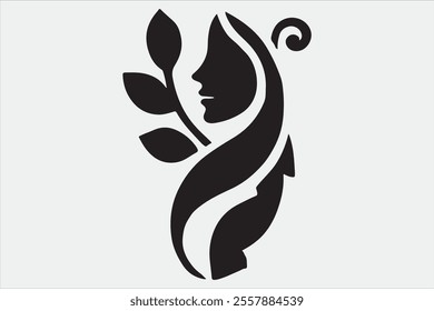 Vector Illustration of Monogram Beauty logo.