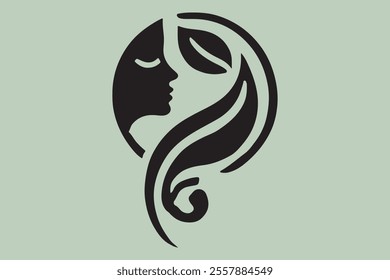 Vector Illustration of Monogram Beauty logo.