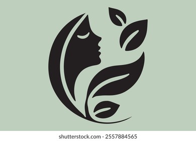 Vector Illustration of Monogram Beauty logo.