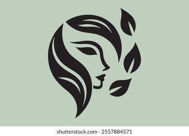 Vector Illustration of Monogram Beauty logo.