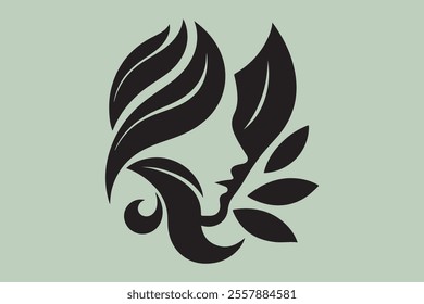 Vector Illustration of Monogram Beauty logo.