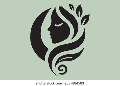 Vector Illustration of Monogram Beauty logo.