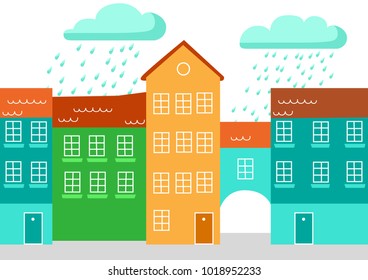 Vector illustration for Monsoon