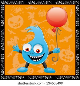 Vector illustration. Monster.