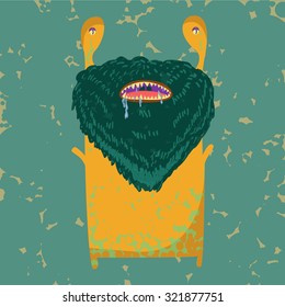 vector illustration Monster