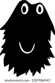 ilustración vectorial de la caricatura de monstruo