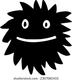 vector illustration of monster cartoon