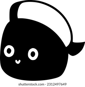 ilustración vectorial de la caricatura de monstruo