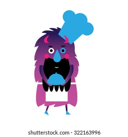 Vector illustration of monster character
