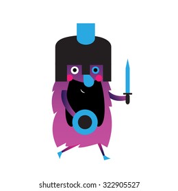 Vector illustration of monster character