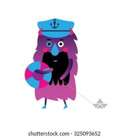 Vector illustration of monster character