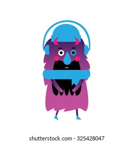 Vector illustration of monster character
