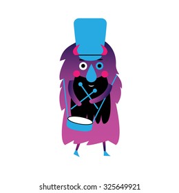 Vector illustration of monster character
