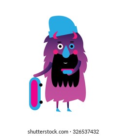 Vector illustration of monster character