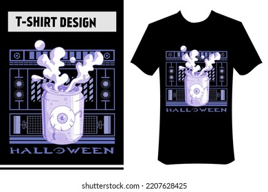 vector illustration, monster eye illustration, horror, monochrome, streetwear style, perfect for printing on t-shirts, apparel, hoodies, clothing, merchandise