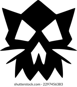 Vektorgrafik von Monster-Gesichtssymbol