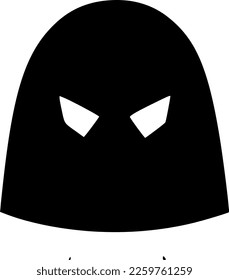 vector illustration of monster head
