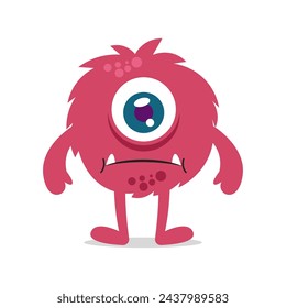 vector illustration of monster, monster, hellowen