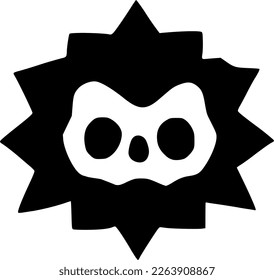 ilustración vectorial del icono monstruo
