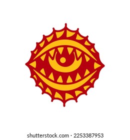 vector illustration of monster mouth concept