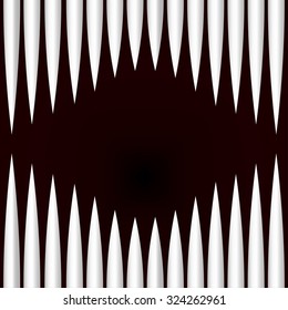 Vector illustration of monster teeth abstract background.