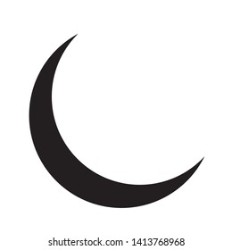 Vector Illustration Of Moon Crescent