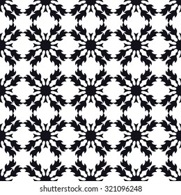 Vector Illustration of Moroccan tiles Seamless Pattern for Design, Website, Background, Banner. Element for Wallpaper or Textile. Middle Ages Ornament Texture Template