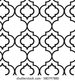 Vector Illustration Moroccan Trellis Pattern Stock Vector (Royalty Free ...