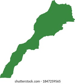 vector illustration of Morocco map