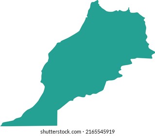 Vector Illustration of Morocco map