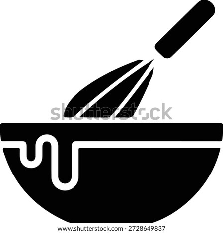 Vector illustration of a mortar and pestle isolated on white background