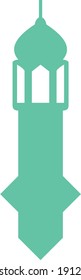 vector illustration of mosque dome icon