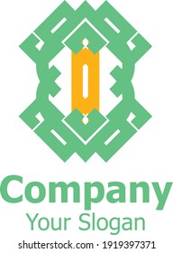 Vector illustration of mosque dome logo template
