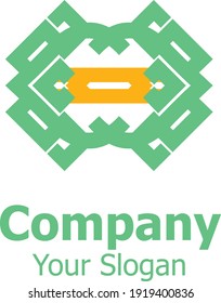 Vector illustration of mosque dome logo template