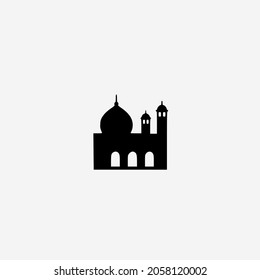 Vector illustration of mosque icon