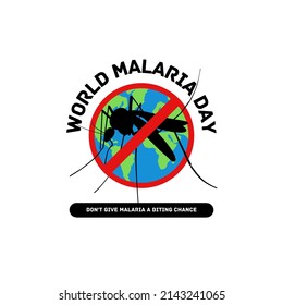 vector illustration of mosquito graphics, stop sign, text. perfect for mosquito repellent companies and commemorating world malaria day