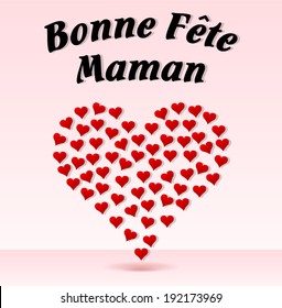 Vector illustration of mothers day celebration concept