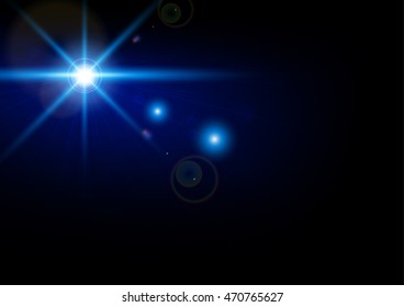 Vector illustration of motion blue abstract background