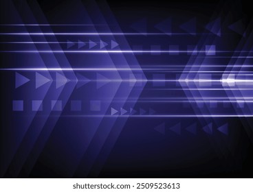 vector illustration of Motion light effect for banners. 