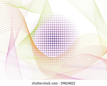 vector illustration, motion wave