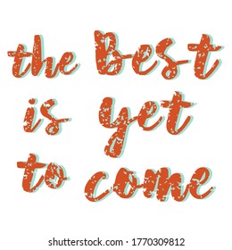 vector illustration of a motivation phrase