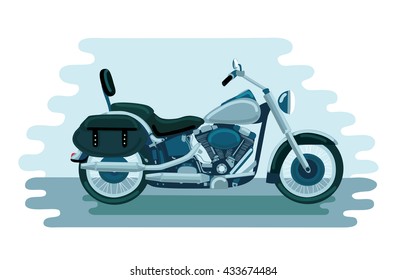 Vector illustration of motorbike
