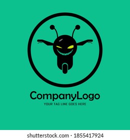 vector illustration of motorbikes and monsters. good for logo or icon.