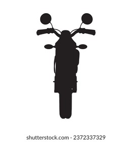 Vector Illustration of Motorcycle Silhouette