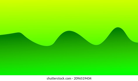 Vector illustration mountain art concept background.
Green yellow gradient abstract futuristic modern design.